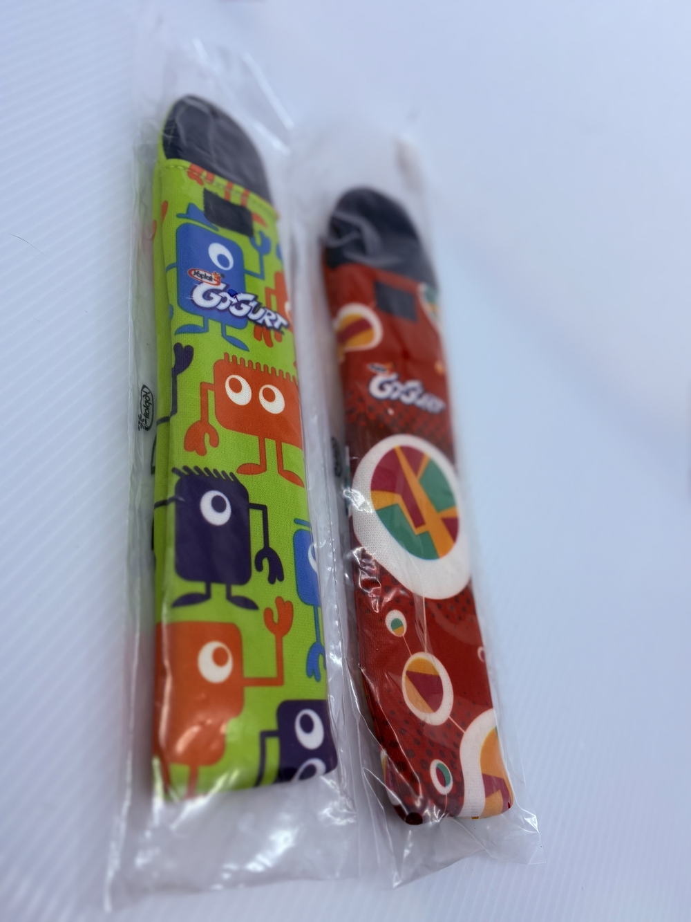 GO GURT COOZIE 2 PK - Bright Green Monster Design - Picture 3 of 3